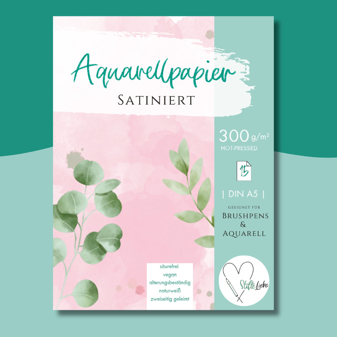 Satiniertes Aquarellpapier A5