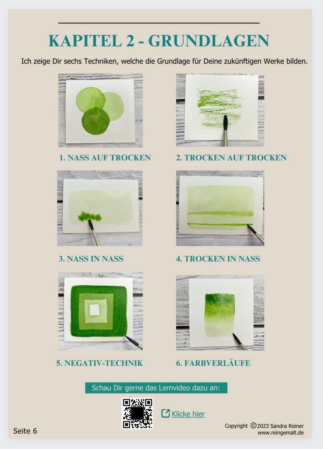 Watercolour Workbook - Digitaler Guide - Stifteliebe