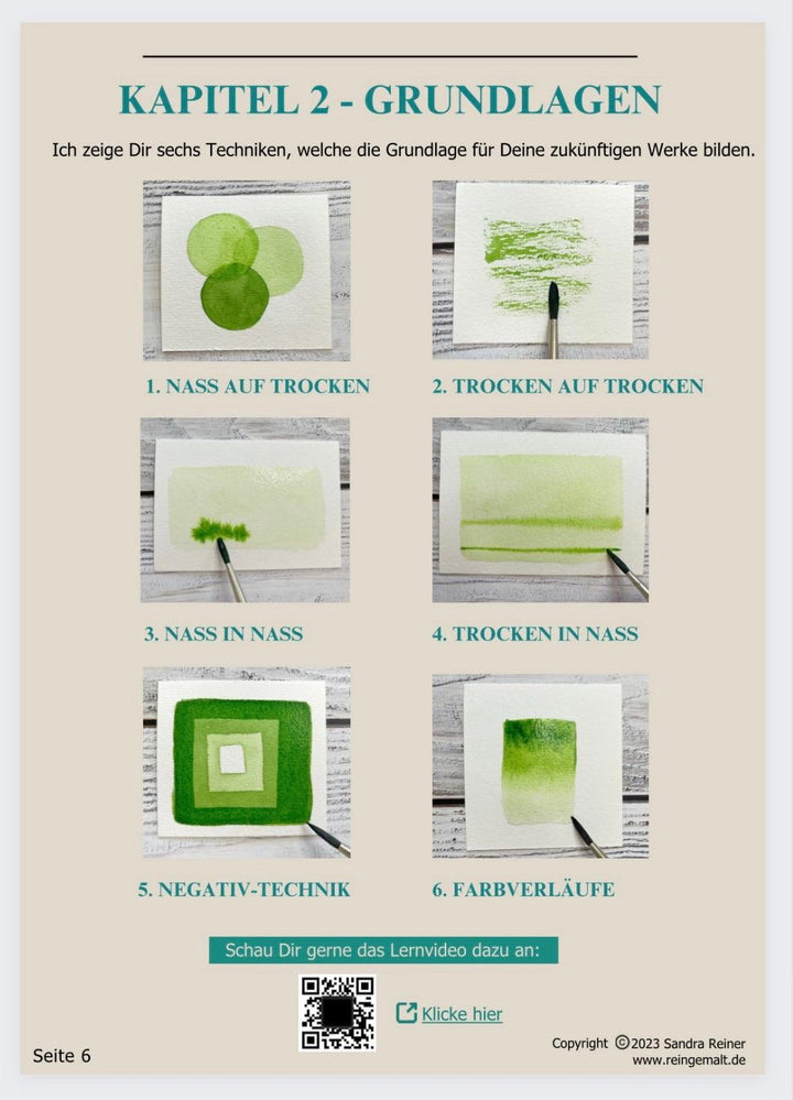 Watercolour Workbook - Digitaler Guide - Stifteliebe