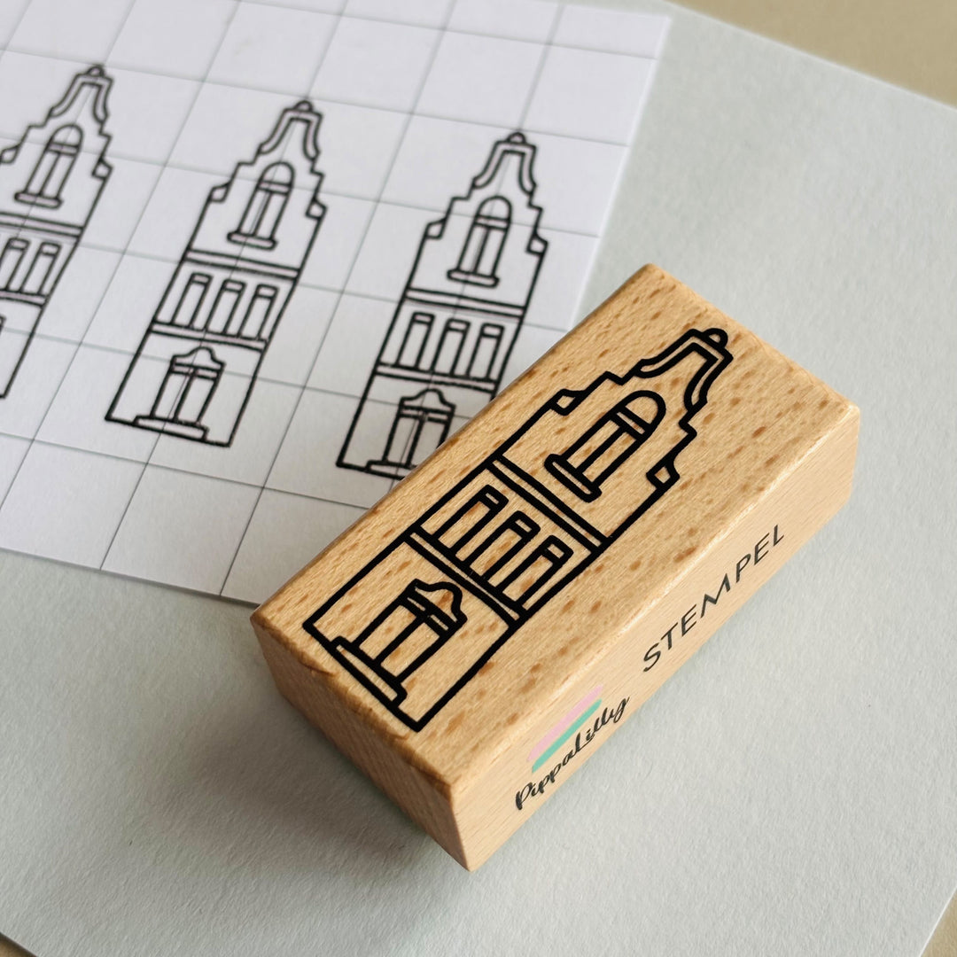 Konfettirausch Stempel "Häuser Den Haag"