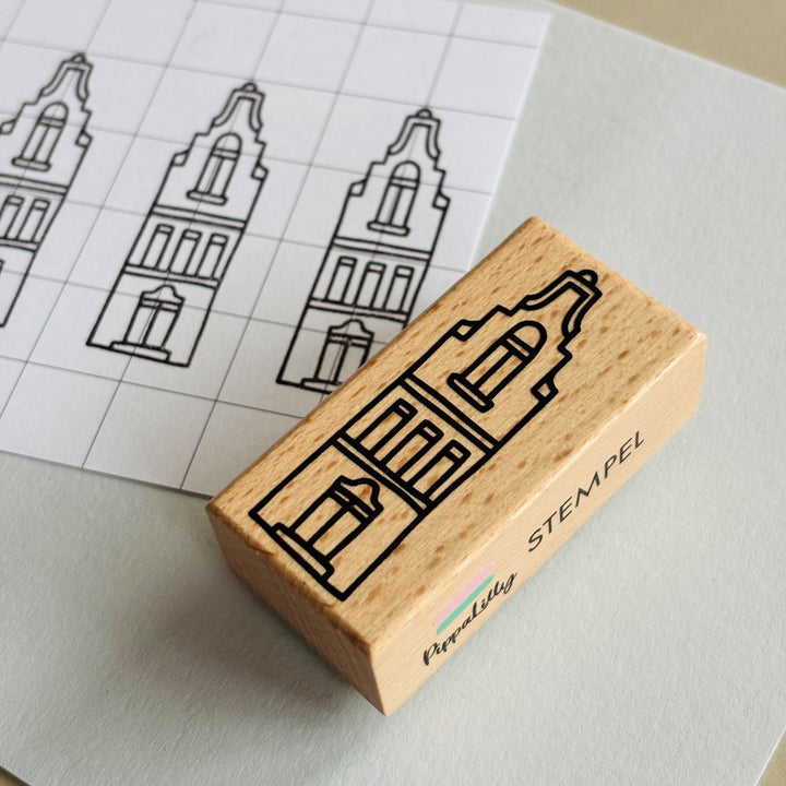 Konfettirausch Stempel "Häuser Den Haag"