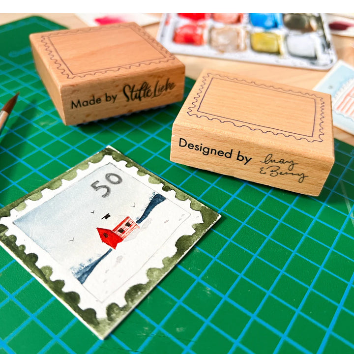 May & Berry Stempel Briefmarke