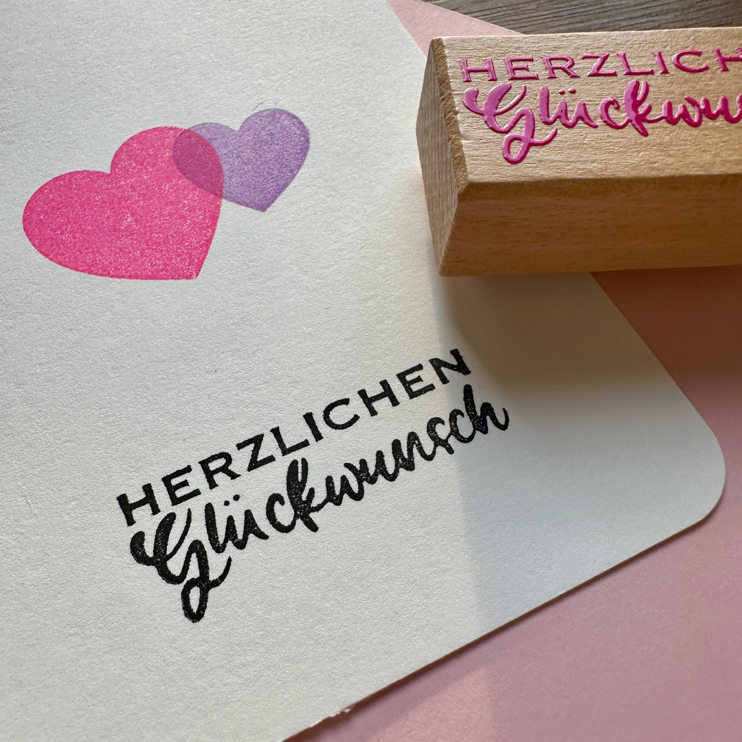 Pippalilly Stempel Herzlichen Glückwunsch