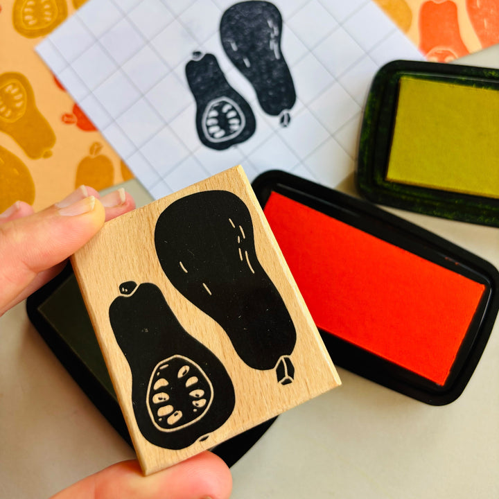 Konfettirausch Stempel Kürbis