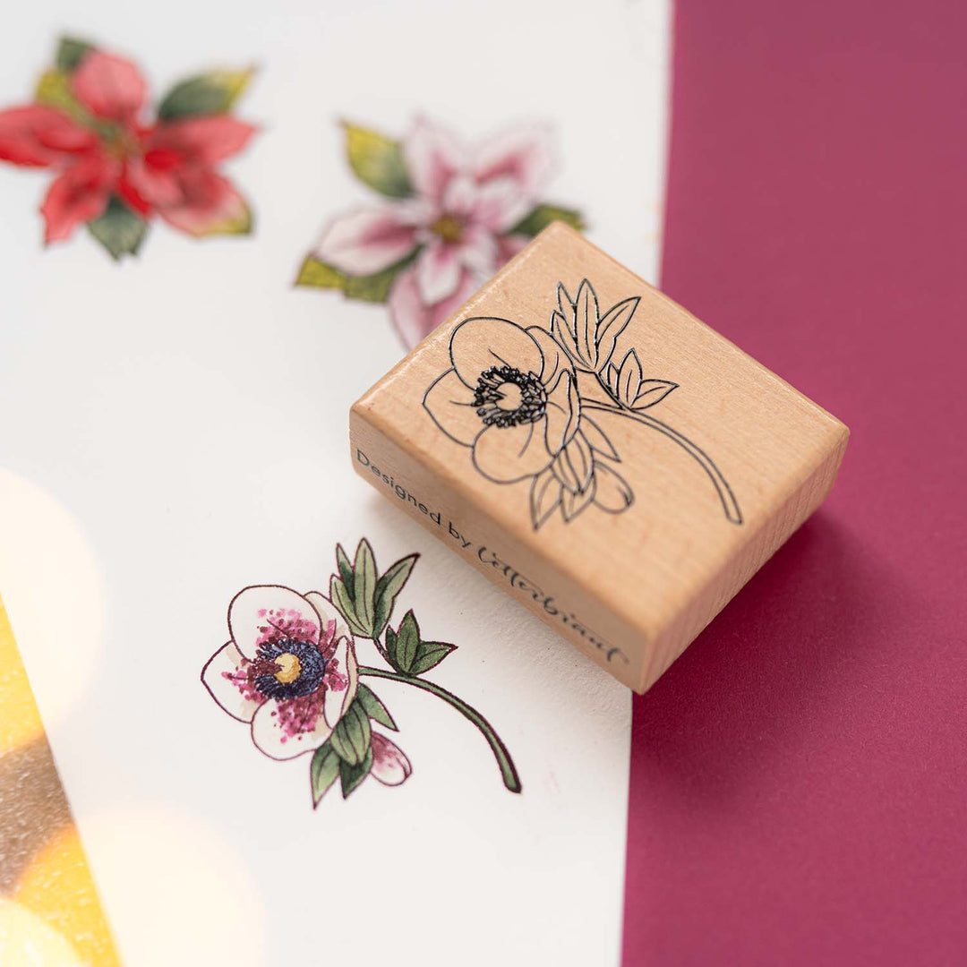 Letterbraut Stempel Christrose