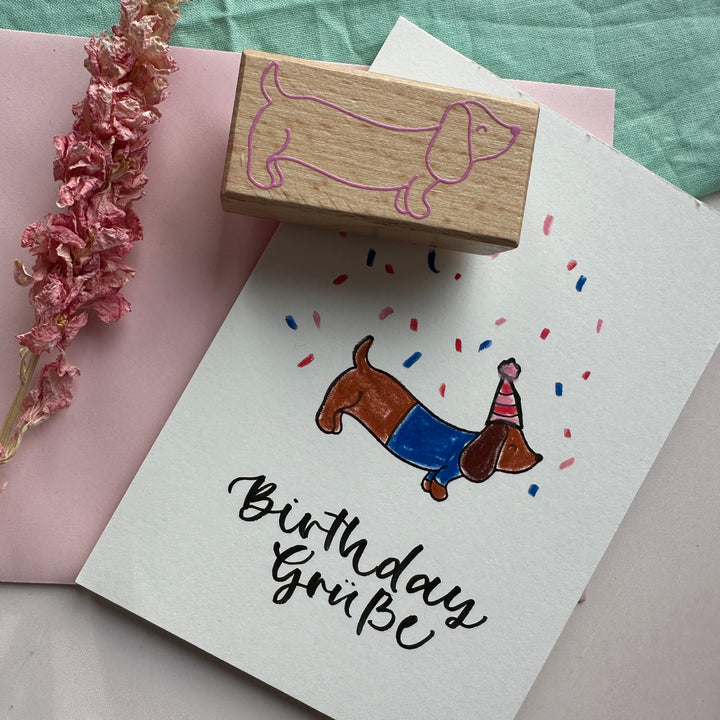 Pippalilly Stempel Dackel voll / leer