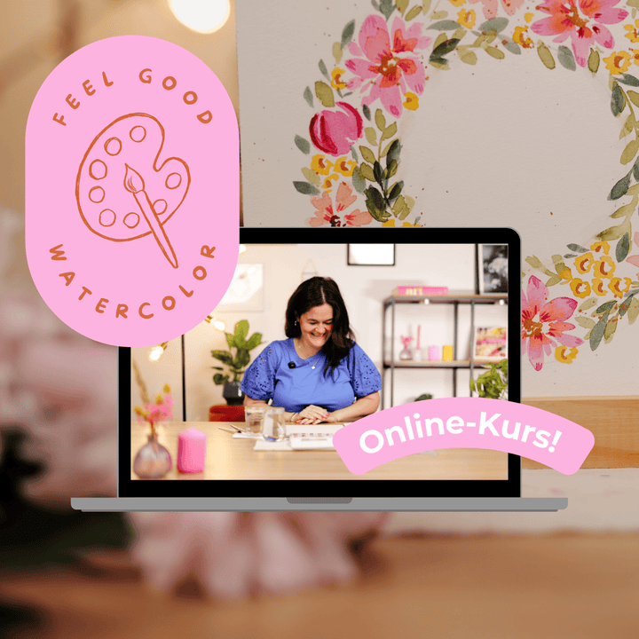 Feel Good Watercolor Gutscheinkarte