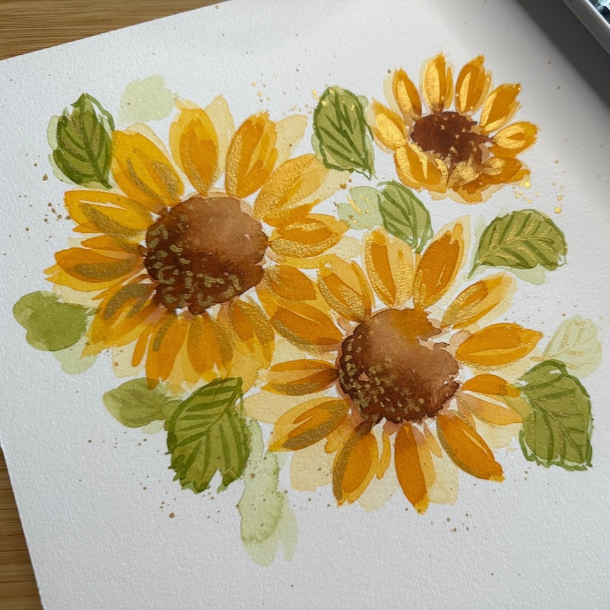 Fortgeschrittenen Floral Watercolour Workshop am 27.07.2025