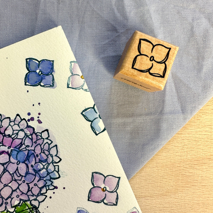 Letterbraut Stempel Mini Hortensienblüte