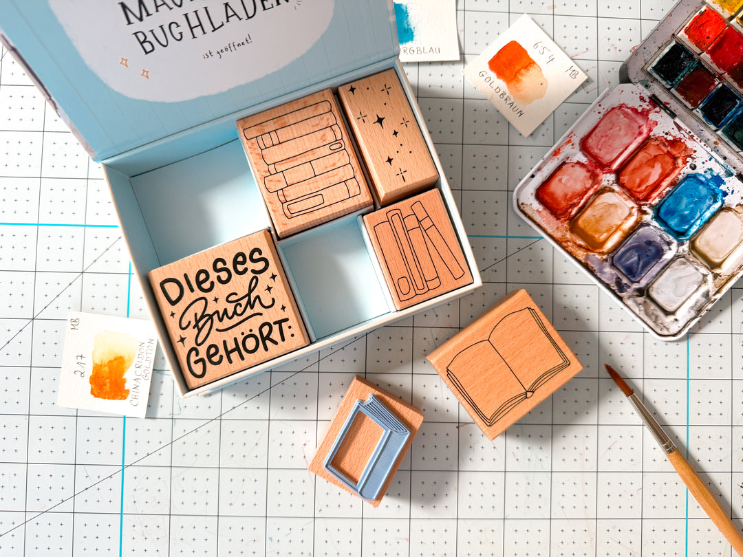 Stempelset May & Berry Magischer Buchladen