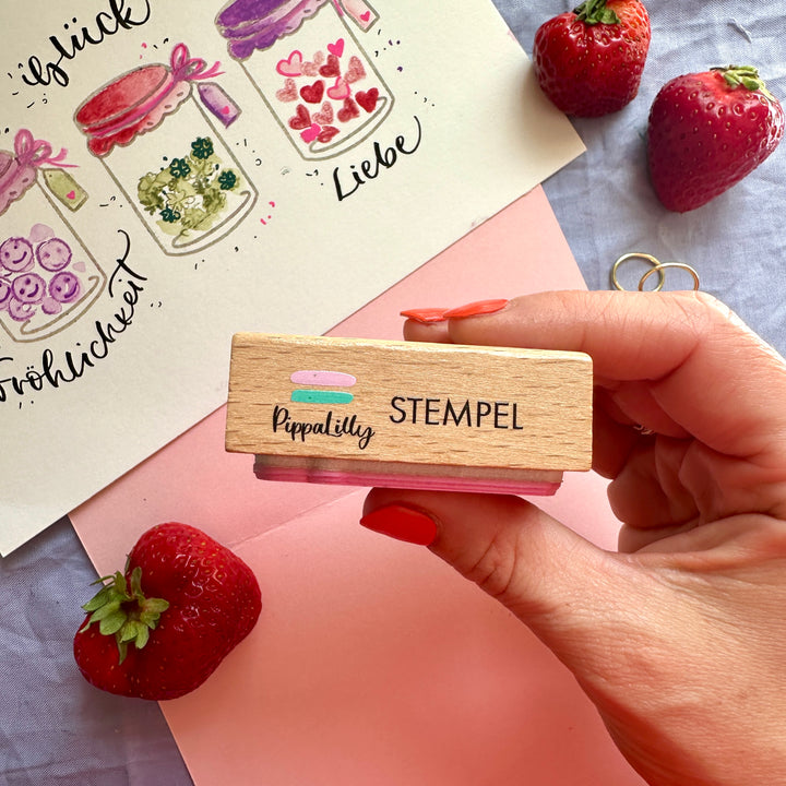 Stempel Marmeladenglas