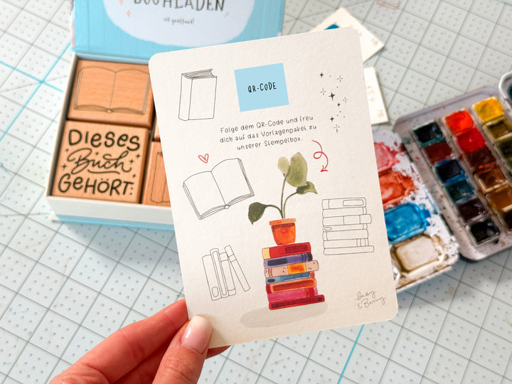 Stempelset May & Berry Magischer Buchladen