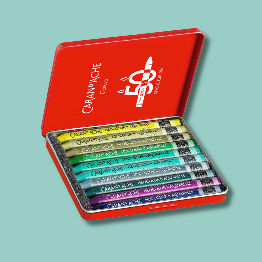 Neocolor II 50 Jahre Sonderedition 10er Etui