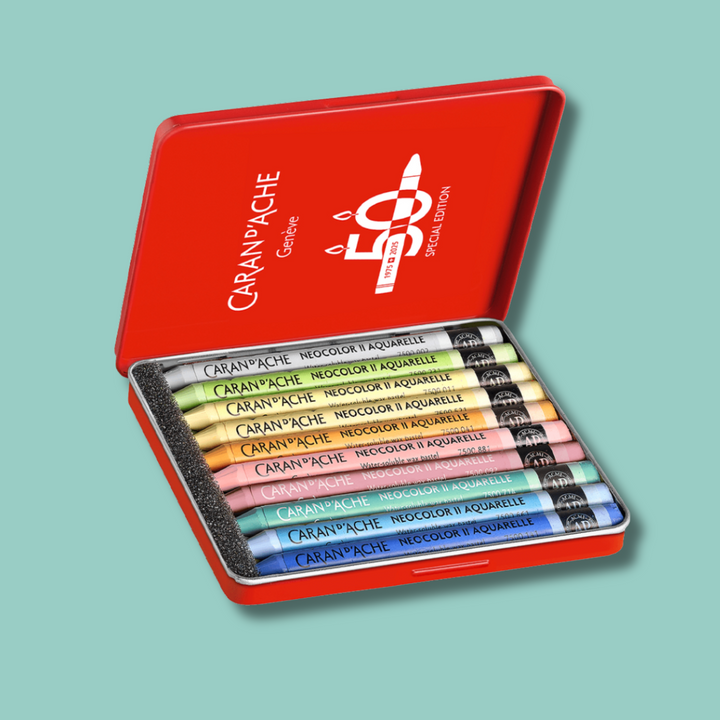 Neocolor II 50 Jahre Sonderedition 10er Etui