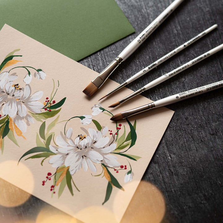 Letterbraut Pinselset „Elegant Florals“