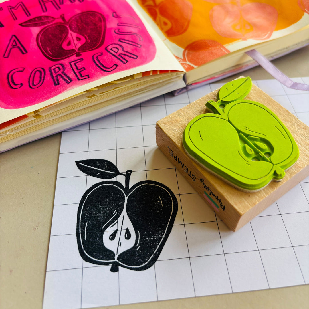 Konfettirausch Stempel Apfel
