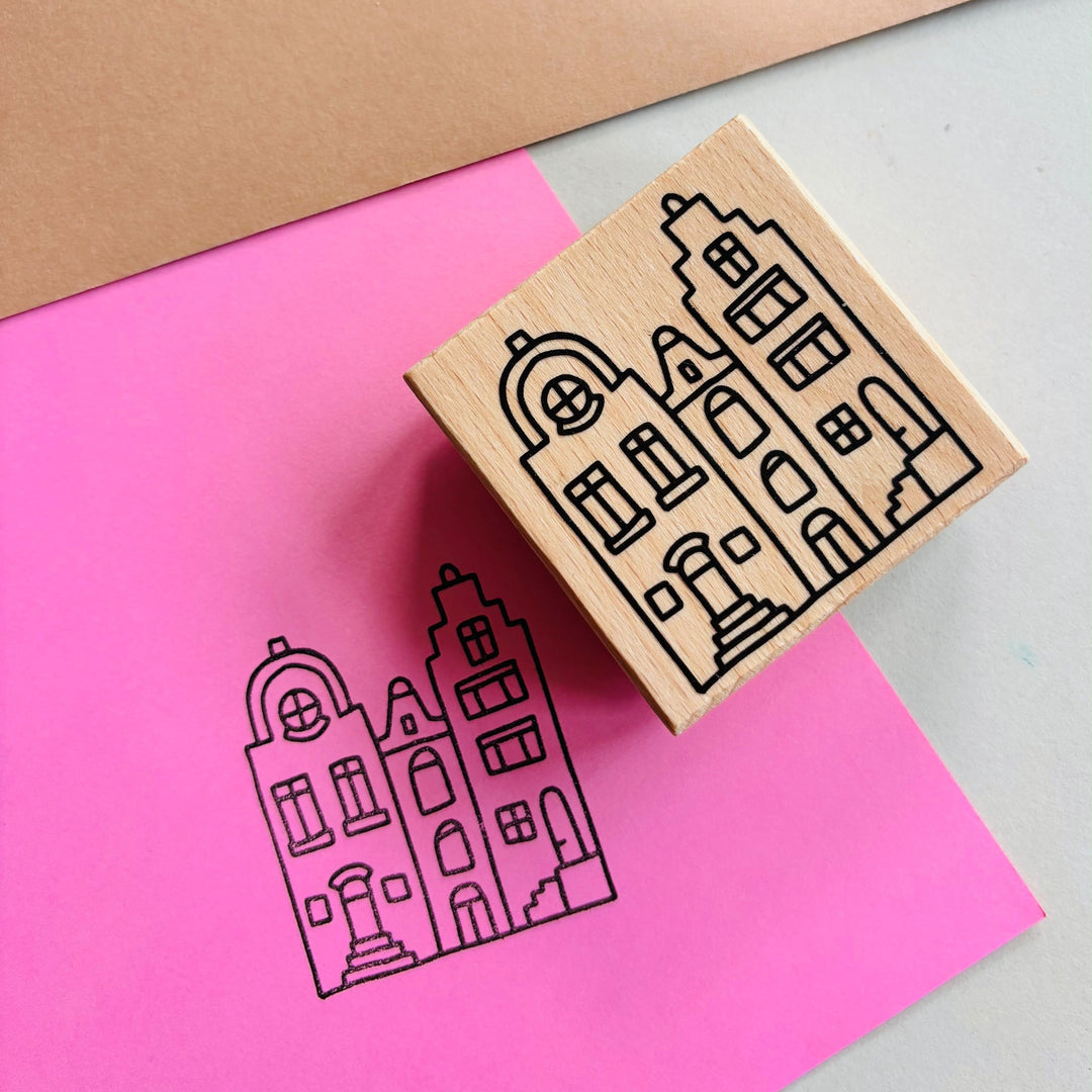 Konfettirausch Stempel "Häuser Den Haag"