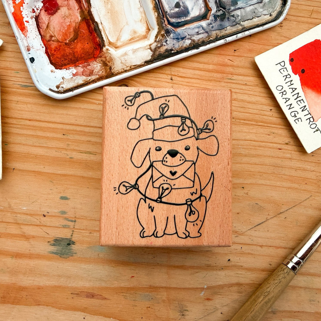 May & Berry Stempel XMAS Hund LIMITED