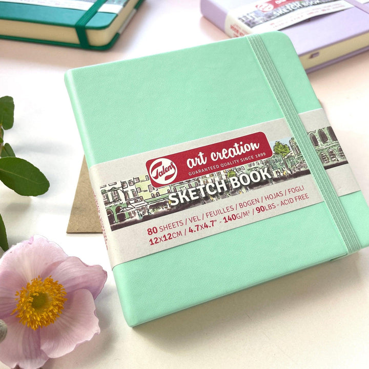 Sketch Book weisses Papier 12x12 (verschiedene Farben) - Stifteliebe