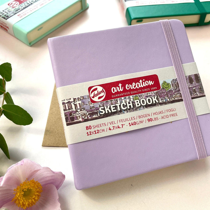 Sketch Book weisses Papier 12x12 (verschiedene Farben) - Stifteliebe