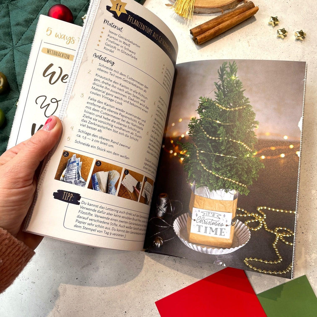 I Love Christmas Lettering Adventskalenderbuch - Stifteliebe
