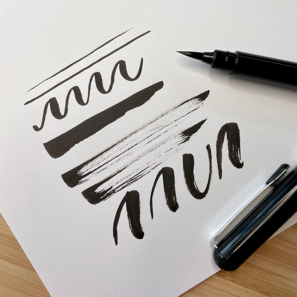Pentel Pocket brush Black 2 refills Pentel Pocket brush Black 2 refills