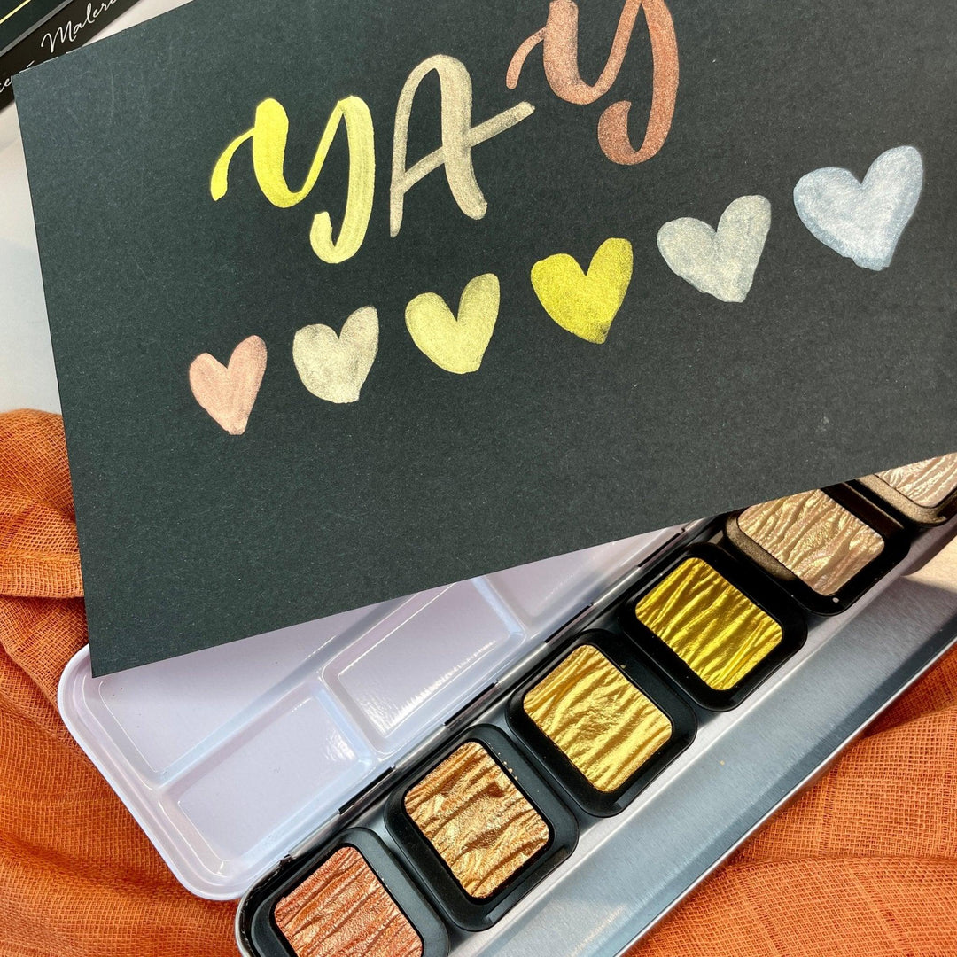 Metallic Aquarellfarben Essential - Stifteliebe