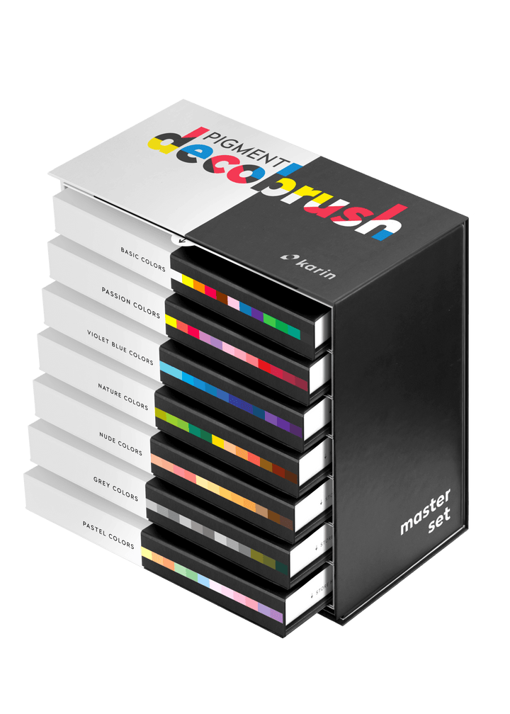 PIGMENT Decobrush Master Set alle 84 Farben - Stifteliebe