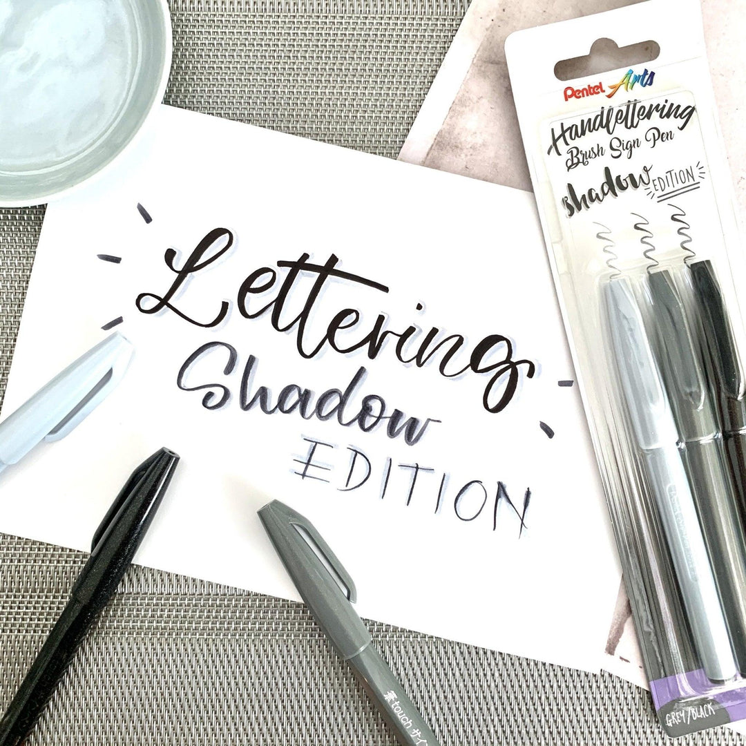 Sign Pen Brush Shadow Edition 3er Set - Stifteliebe
