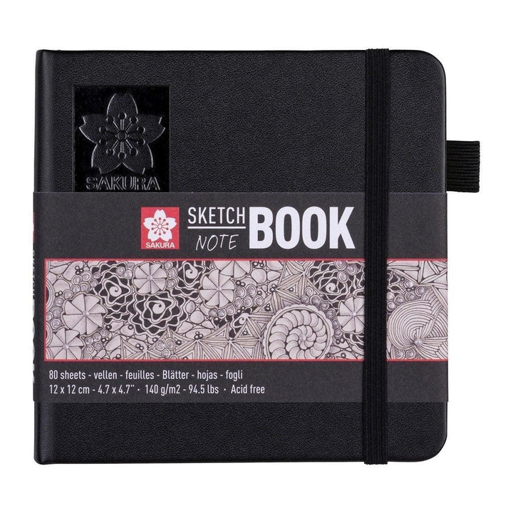 Sketch Book weisses Papier 12x12 (verschiedene Farben) - Stifteliebe